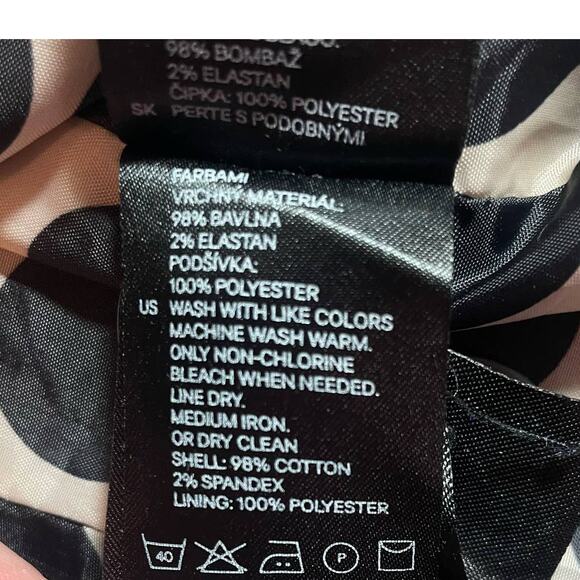 H&M Women Coat 4 Black Contrast Lining Trench Long Line Stylish Jacket Chic - Picture 8 of 11